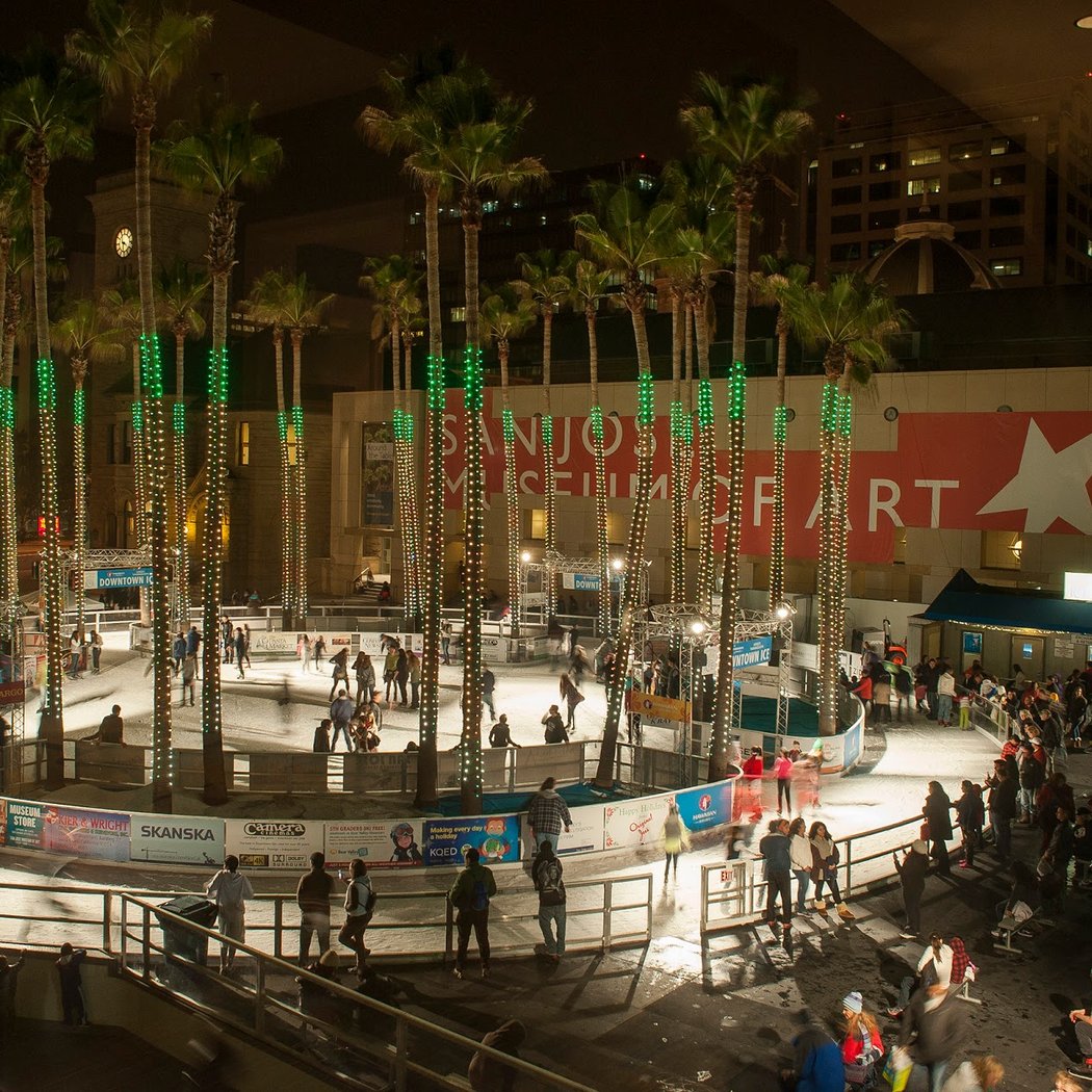 Skate Under the Palms at Downtown Ice 3